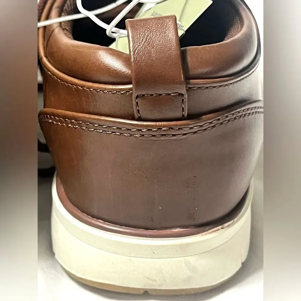Goodfellow Brown Faux Leather Lace Up Men's Business Professional Shoes 8 NWT
